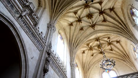 interior of the monastery of san juan de los reyes.