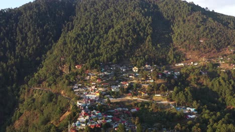 vista aérea, san manguera del pacifico, estado de oaxaca, méjico