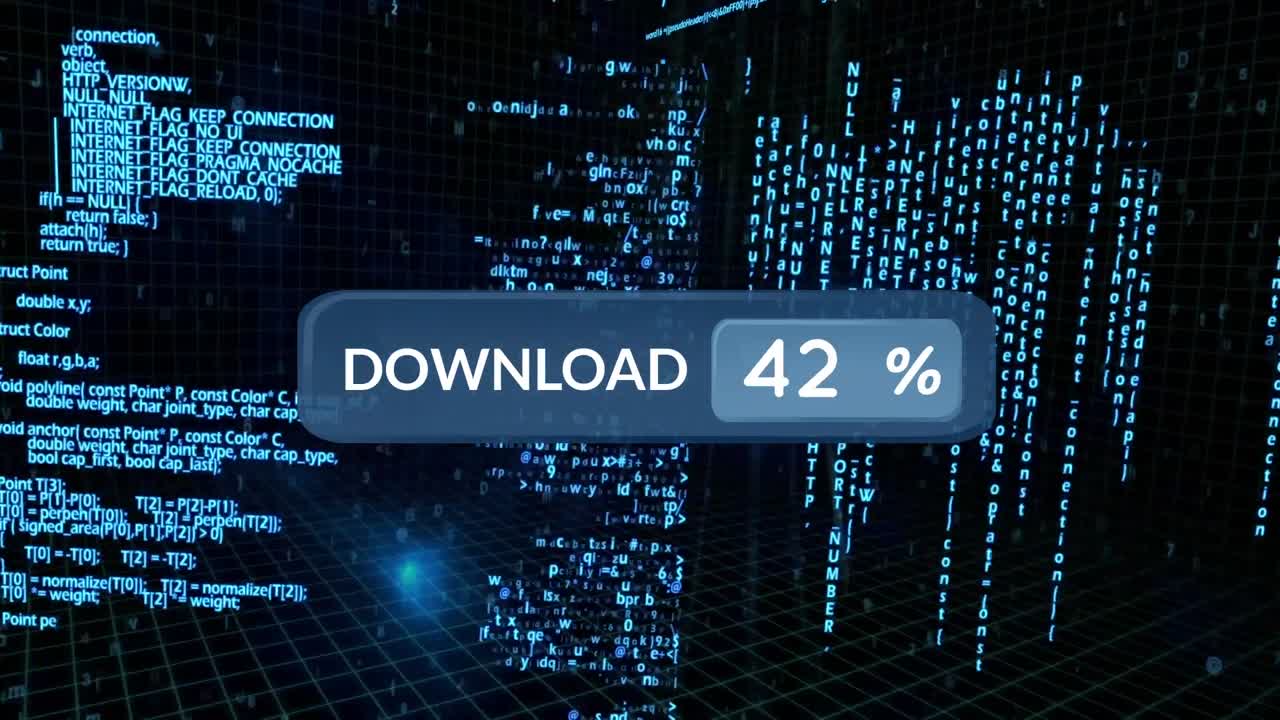 descarga de la barra de progreso y los códigos