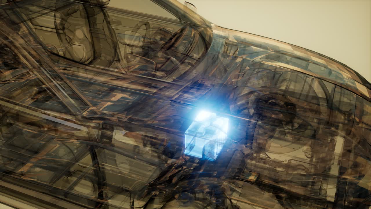 автомобильный аккумулятор виден в автомобиле