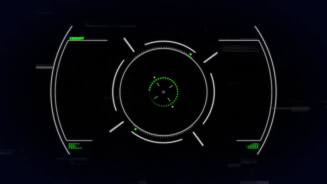 연결 네트워크를 통해 스캔 범위의 애니메이션