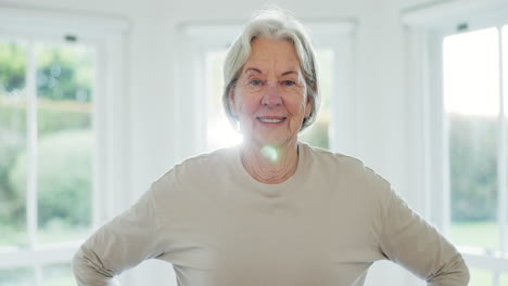 Feliz,-Sonrisa-Y-Rostro-De-Mujer-Mayor