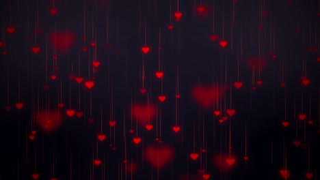 fondo de caída del corazón 4k