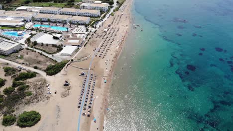 aerial 4k footage of corfu coastline
