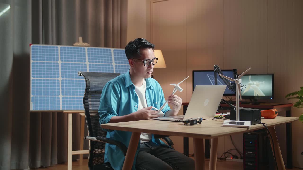 집에서 재생 가능한 에너지 연구