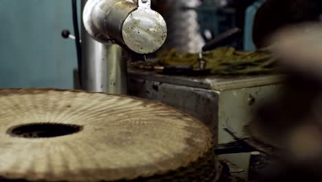 olive oil mill in south of italy- olive oil production