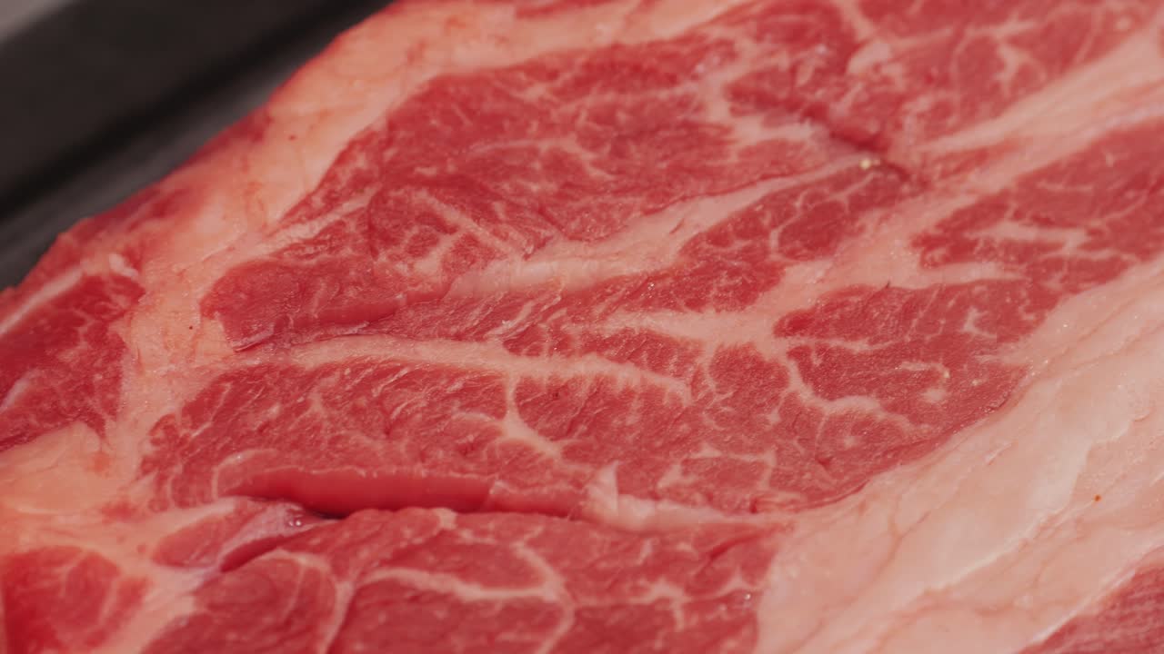 Close-up of Raw Steak