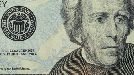 us twenty-dollar bill burning, close up
