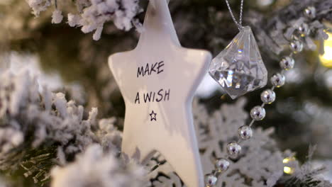 make a wish upon a star at christmas decorations