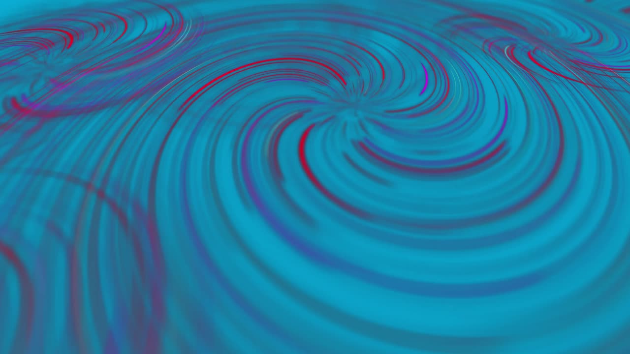 Animation of blue swirls on blue background