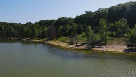 descending to water level over dune harbor