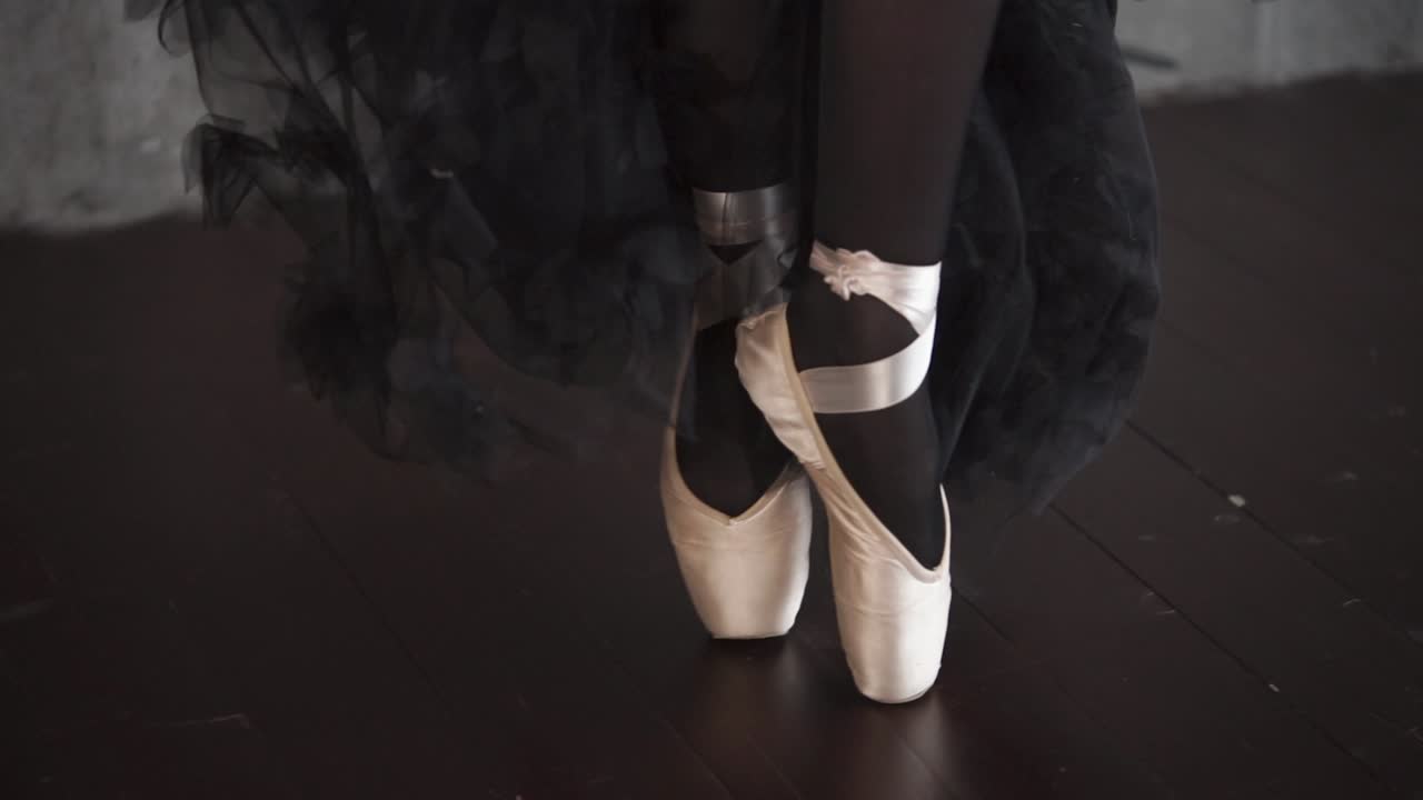 bailarina de ballet con zapatos de punta
