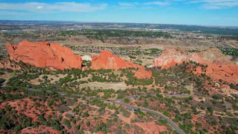 Garden of the Gods in Colorado Springs cliffs 1 2 3