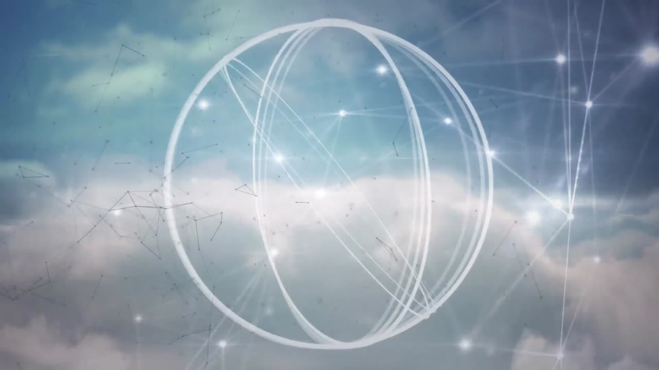 연결 네트워크와 함께 범위 스캐닝의 애니메이션