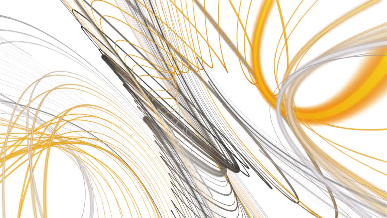 Animazione fantastica con oggetto a onda a strisce al rallentatore, 4096x2304, loop 4K