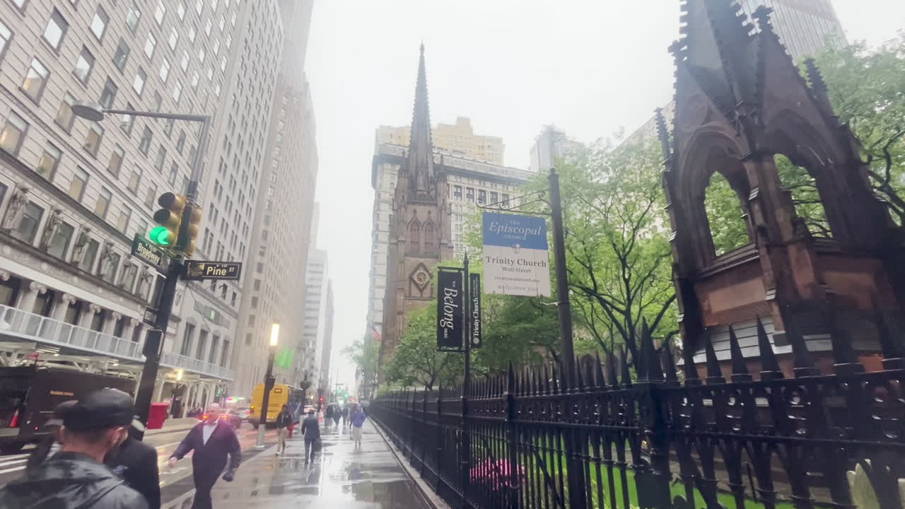 Trinity Church on Wall Street New York