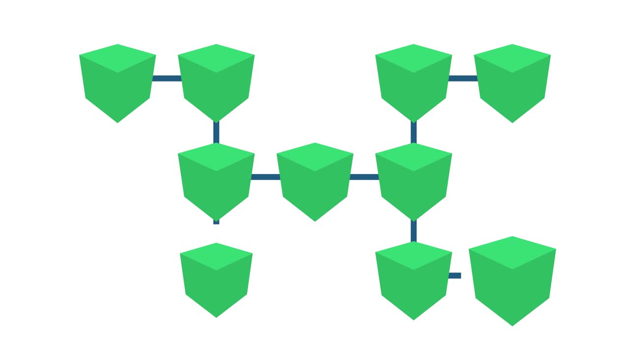 녹색 큐브의 네트워크