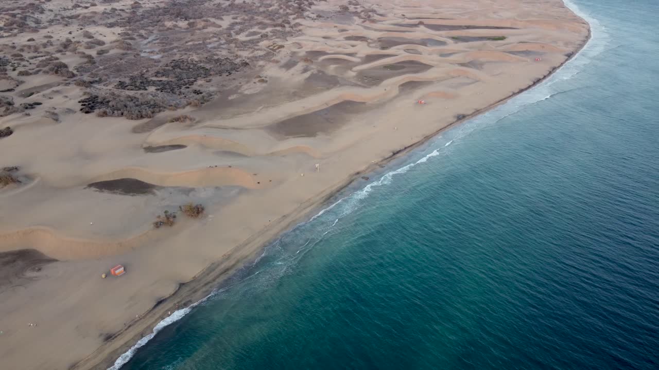 Sand dunes meet the Atlantic Ocean-1