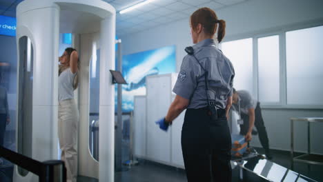 control de seguridad del aeropuerto