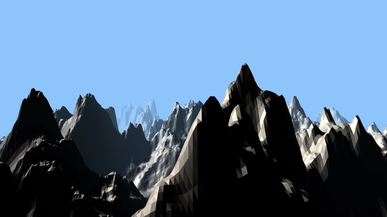 디지털 마운틴 배경 4k