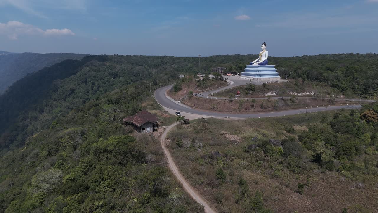 Buddha Statue on a Mountain