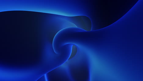 un remolino azul en forma de oreja una representación visual de escuchar y oír