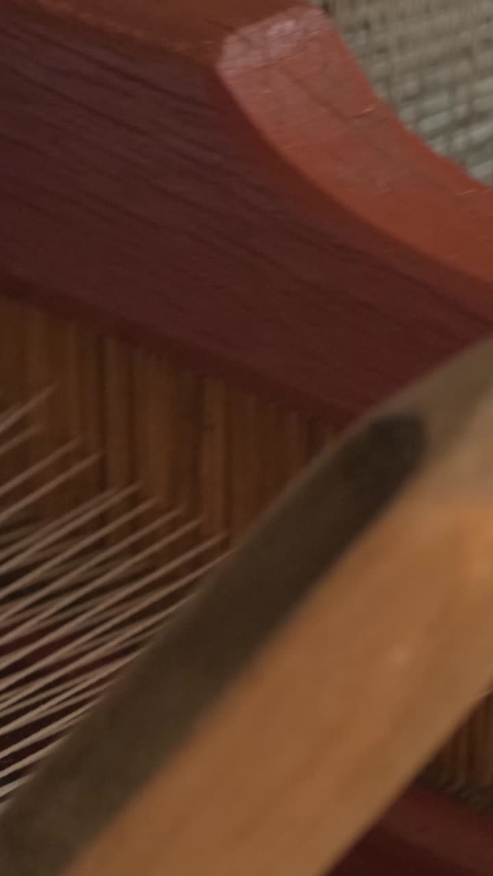 Close-up of a Loom