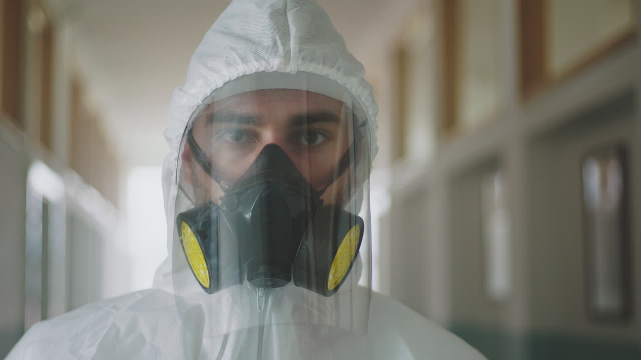 Person in Hazmat Suit