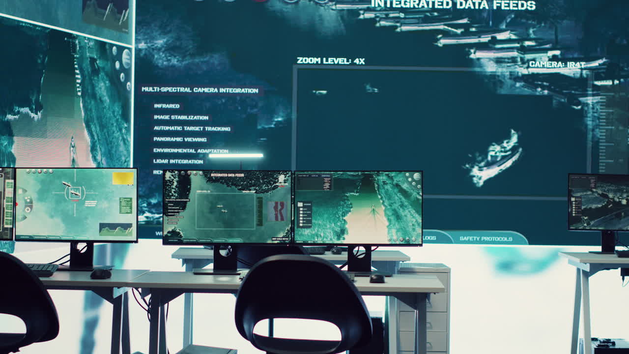 감시 및 라디오 시스템으로 장착 된 연방 기관 컨트롤