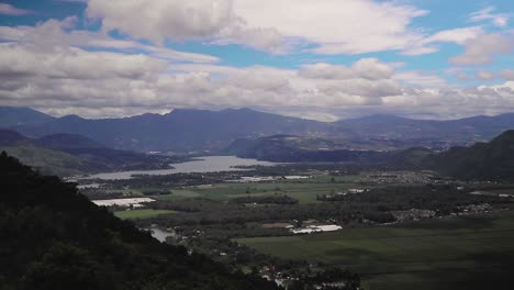 Daytime-timelapse-wit-fast-moving-clouds-overlooking-the-Amatitlan-lake-in-guatemala-city