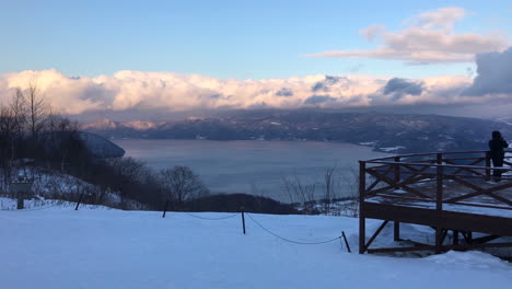 Blick-Vom-Mt.usuzan-Showa-Shin-Zan-Hokkaido,-Japan