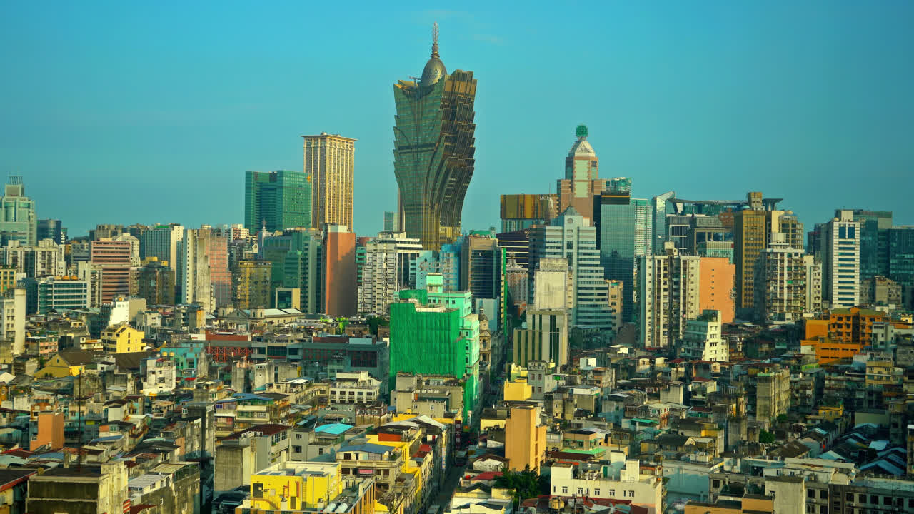 마카오 도시의 건물 건축