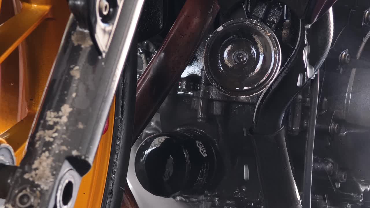 Motorcycle Engine Oil Change