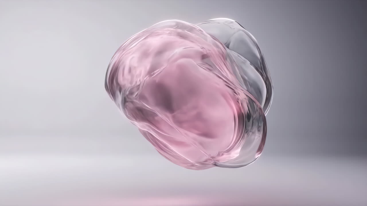 Abstract Pink Bubble