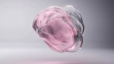 abstract pink bubble