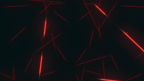 red laser and lines pattern with neon light