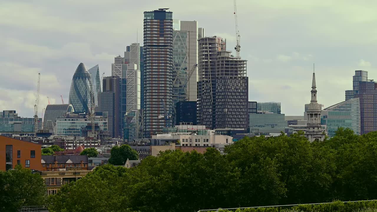 런던 시 hoxton의 시간 경과 보기