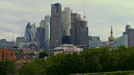 vista de lapso de tiempo de la ciudad de londres, hoxton