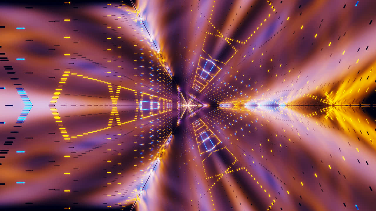 Abstract Neon Tunnel