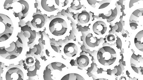 gears abstract industrial technology loop animation background