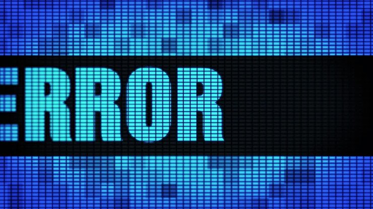 Error Message on Digital Display