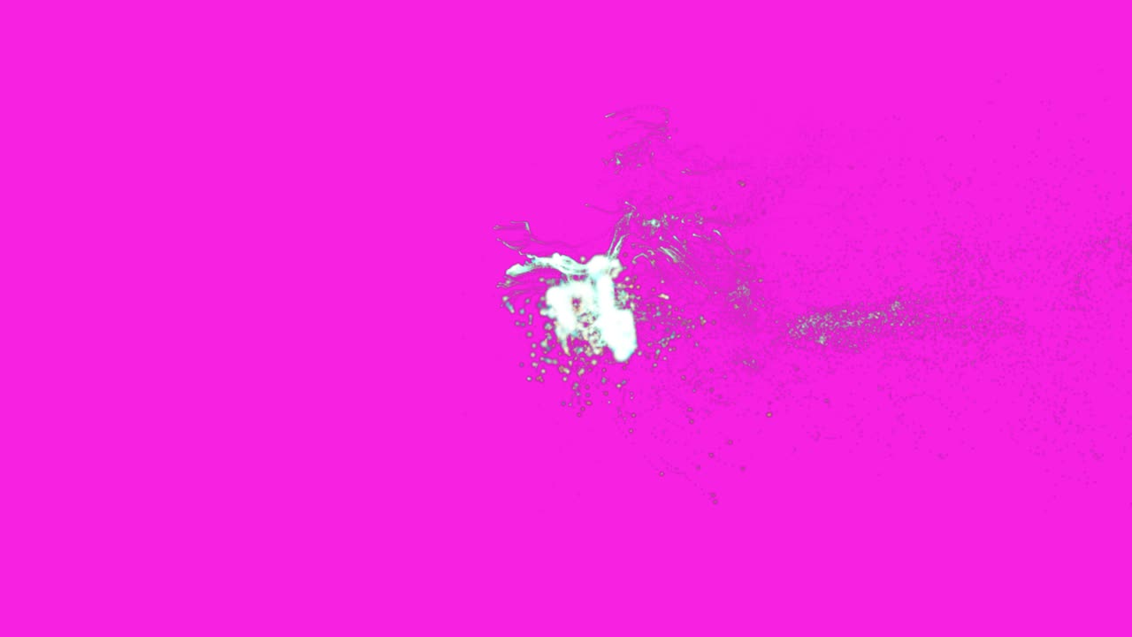 explosión abstracta en fondo rosado