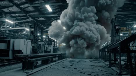 factory fire and explosion