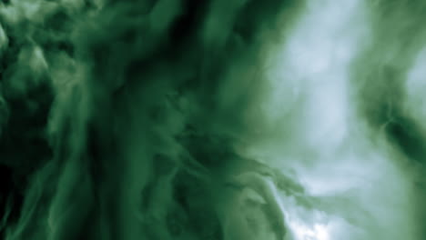 green smoke abstract background