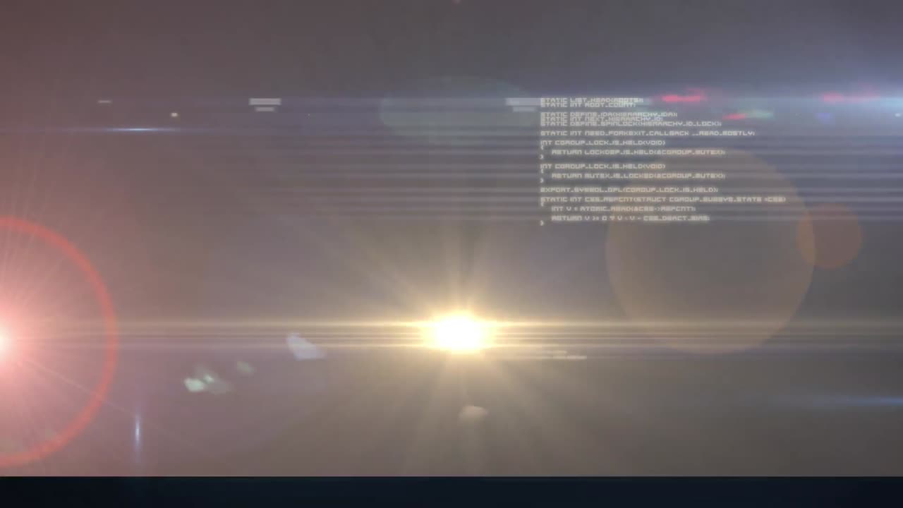 파란색 배경에 반 ⁇ 이는 빛으로 데이터 처리의 애니메이션