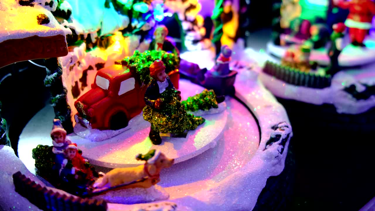 크리스마스 장난감 가게 메리 가 라운드 카루셀