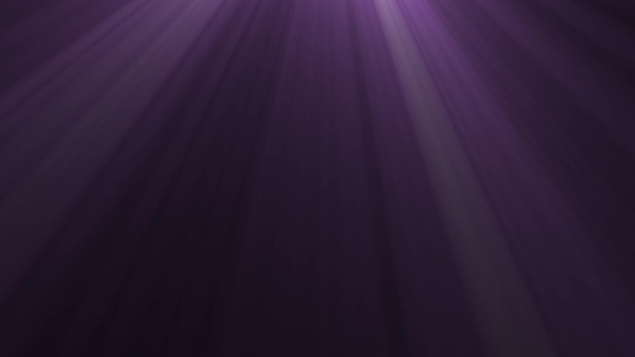 Abstract Purple Light Rays Shining From Above