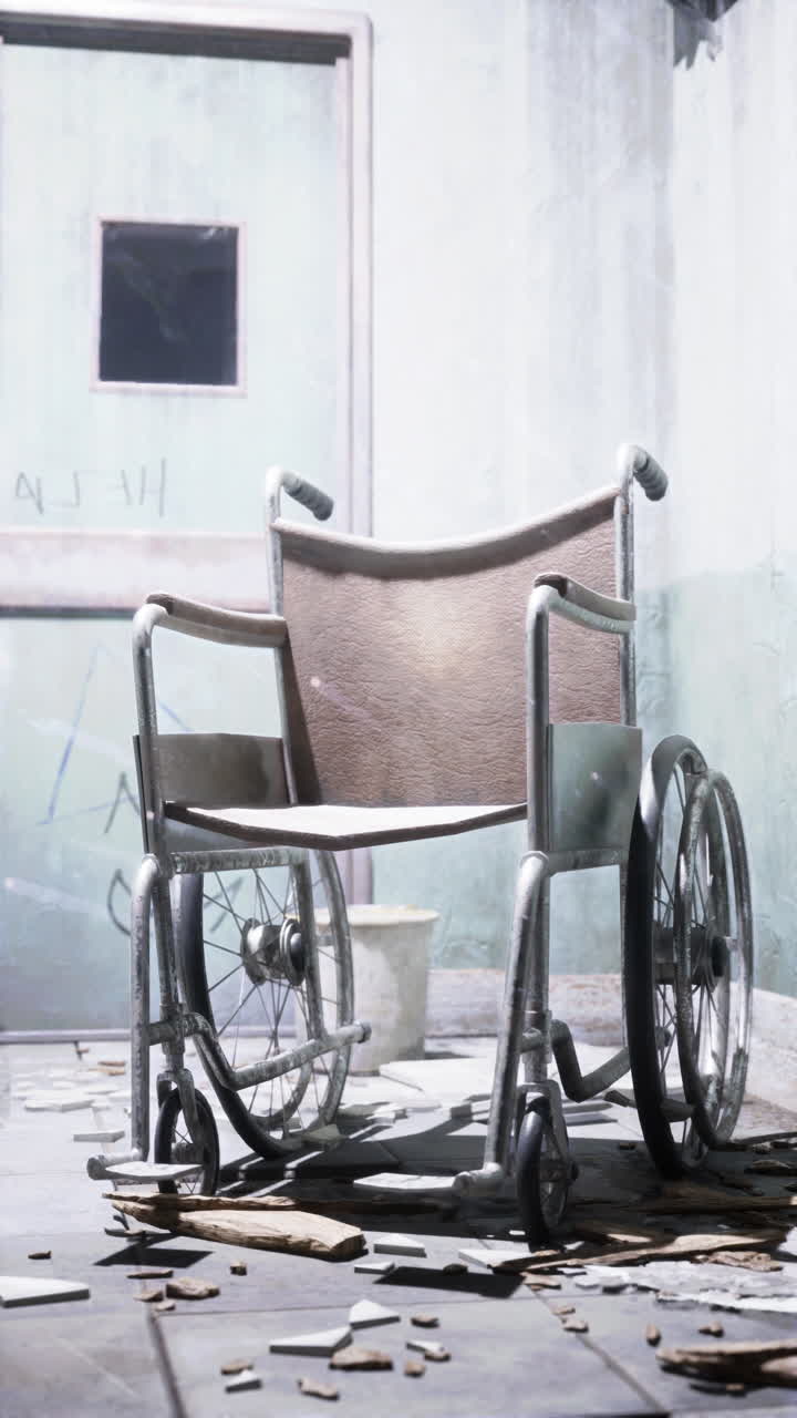 Abandoned Hospital Wheelchair