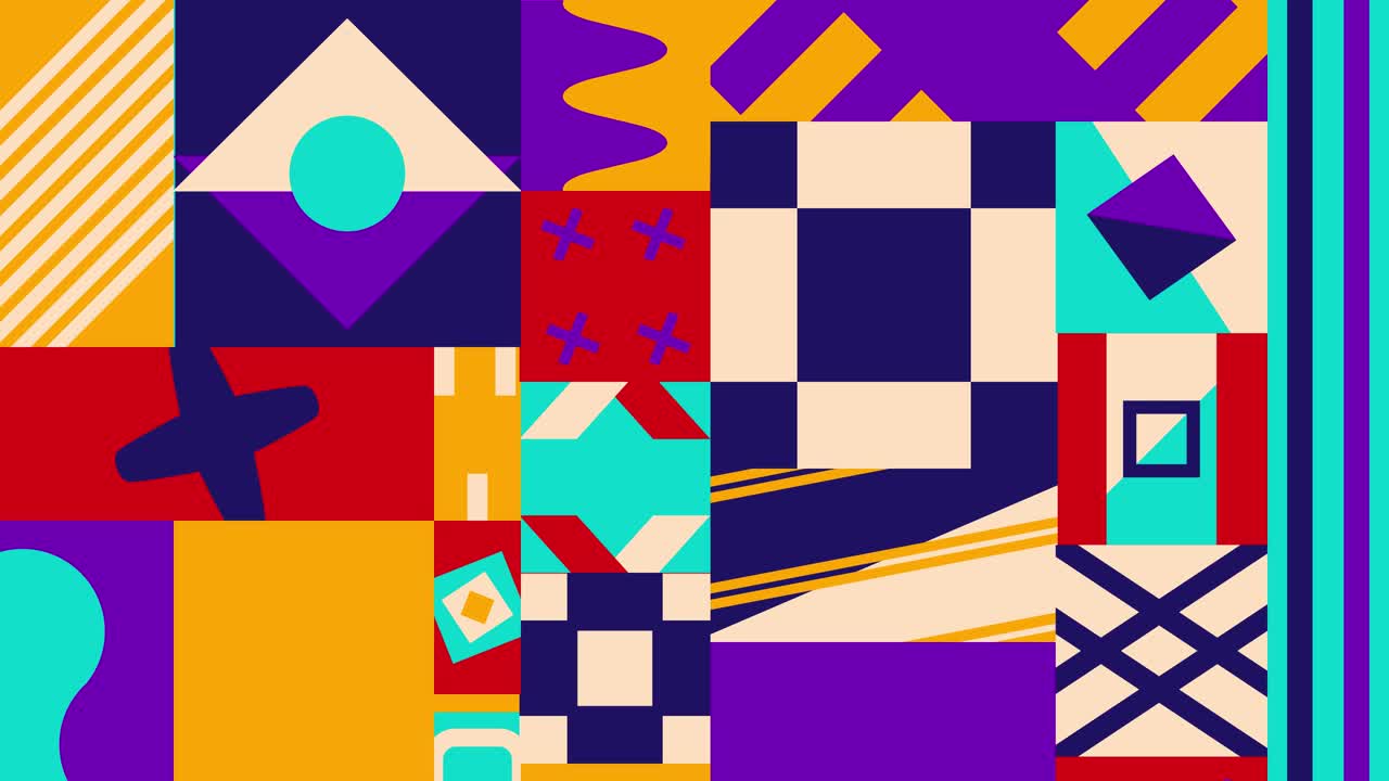 Bauhaus Style Abstract Lined Background