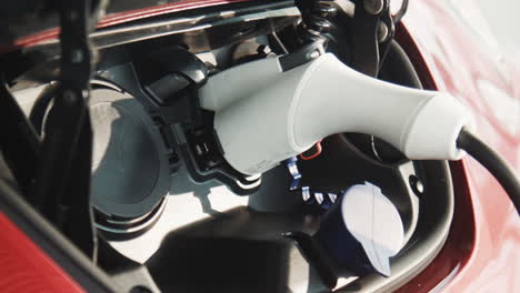 electric car charging port